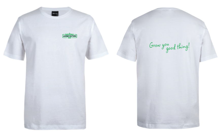 Ag Day tee's with National Agriculture Day logo
